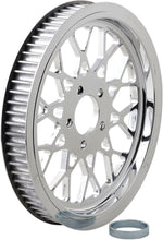 Belt Drives LTD Polished 1-1 2" Rear Mesh Belt Pulley For Harley Davidson FLHR 1340 1994-1998 70T - Chrome