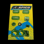 Apico Factory Bling Pack For Kawasaki KXF250 2021-2023, KXF450 2019-2023, KX 250/450XC 2021-2023 Green