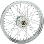 Drag Specialties Laced Wheel For Harley Davidson FXD 1450 19x2.5 Front - Chrome Silver