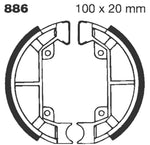 EBC Standard Brake Shoes For Piaggio Quartz 50 1992-1996 Rear