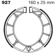 EBC G Grooved Brake Shoes For Moto Morini Kanguro 350 1982-1986 Rear