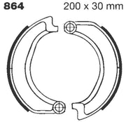 EBC Standard Brake Shoes For BMW R 50 /5 1969-1973 Front