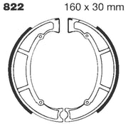 EBC G Grooved Brake Shoes For Maico F 100 Piccolo 1934-1950 Rear