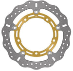 EBC Pro-Lite XC Contour Brake Disc For Kawasaki Z 900 2018-2019 Front Left - Gold/Silver/Stainless Steel