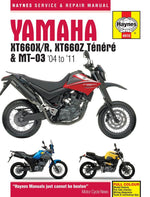 Haynes Service Manual For Yamaha MT-03 660 2006-2011