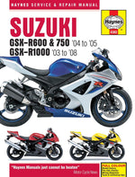Haynes Service Manual For Suzuki GSX-R 1000 2003-2008