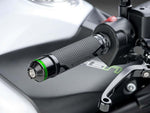 Puig Short Bar End Weights With Coloured Rim For BMW M1000RR 2023-2025 - Black