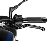 Puig Folding V3 Clutch Lever For Ducati 1098 2007-2008 - Black With Silver Selector