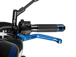 Puig Fixed V3 Clutch Lever For Ducati 1098 2007-2008 - Blue With Gold Selector