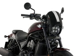 Puig Anarchy Semi Fairing For Honda CL500 2023-2025 - Matt Black