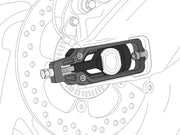 Puig Chain Tensioner For Kawasaki ZX-10R 2016-2025 - Red