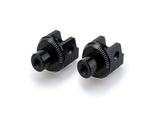 Puig Adjustable Footpeg Adaptors For Suzuki V-Strom 1050 2020-2025 - Black