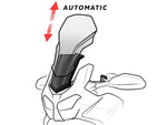 Puig Electronic Screen Height Adjuster For BMW R1200 GS 2013-2018 - Black