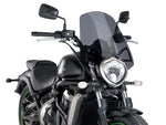 Puig New Generation Touring Screen For Kawasaki Vulcan 650 S 2015-2025 - Dark Smoke