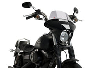 Puig Batwing Touring Screen For Harley Davidson Dyna Street Bob FXDB 2006-2017 - Light Smoke