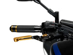 Puig Extendable Folding V3 Brake Lever For Ducati 1098 2007-2008 - Gold Extender With Gold Selector