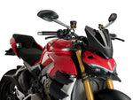 Puig New Generation Sport Screen For Ducati Streetfighter V2 2022-2024 - Dark Smoke