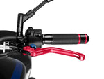 Puig Fixed V3 Clutch Lever For Ducati 1098 2007-2008 - Red With Blue Selector