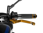 Puig Fixed V3 Clutch Lever For Ducati 1098 2007-2008 - Gold With Orange Selector