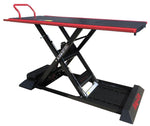 Bike Lift Max 516 Hydraulic Scissor Lift - Steel - Electronic Hand Control - Black/Red