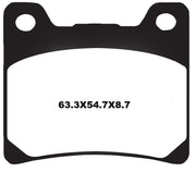 Moto Master Ceramic Brake Pads For Yamaha FJ 1100 1984-1985 - Front