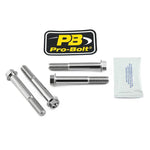 Pro Bolt Stainless Steel Caliper Mount Bolt kit For Suzuki DL 1000 ABS 2017-2020 Front - Silver/Stainless Steel