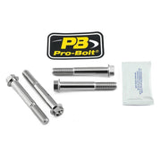 Pro Bolt Stainless Steel Caliper Mount Bolt kit For Suzuki DL 1000 ABS 2017-2020 Front - Silver/Stainless Steel