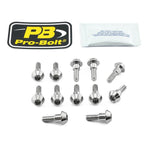Pro Bolt Stainless Steel Brake Disc Mounting Bolt Kit For Suzuki GSX-R 1000 2009-2018 - Silver