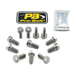 Pro Bolt Titanium Brake Disc Mounting Bolt Kit For Ducati 748 1995-2003 - Silver/Unfinished
