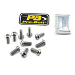 Pro Bolt Titanium Brake Disc Mounting Bolt Kit For Ducati Monster 1200 R ABS 2016-2019 - Silver/Unfinished