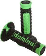 Domino Diamonte Off Road Grips - Black/Green