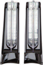 Ciro Filler Panel Lights For Harley Davidson FLH 1868 ABS 2021 Rear Clear Black