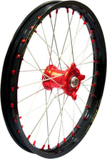 Kite Elite MX 21" Front Wheel - KTM SXF450 2015-2024 - Black/Red Hub/Silver