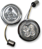Ciro Fang Signal Light Inserts For Harley Davidson FLD 1690 2012-2013 Front