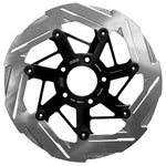 SBS Kodlin Brake Disc For Harley Davidson FXDR1868 2019 - Black/Silver Front