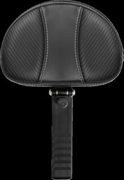 Saddlemen Mini Contoured Carbon Fibre Backrest For Harley Davidson RH 1250S ABS Sportster S 2021-2022 - Black