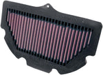 K&N High Flow Air Filter For Suzuki GSX-R 600 2006-2010 - Black Red