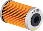 K&N Performance Oil Filter For KTM EXC250 2007-2016 - Silver Yellow