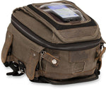 Burly Voyager Magnetic Universal Motorcycle Tank Bag - Brown