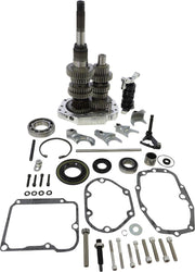 Baker Drivetrain Overdrive 6-Speed Gear Set For Harley Davidson FLHR 1450 2000-2006 - Polished