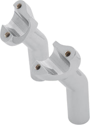 Drag Specialties Forged Aluminium Handlebar Riser 11.5 cm Rise - Chrome