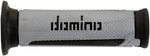 Domino Turismo Sport Touring Grips - Silver/Black