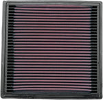 K&N High Flow Air Filter For Ducati 851 1988-1992 - Black Red