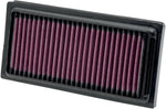 K&N High Flow Air Filter For Harley Davidson XR1200 2008-2010 - Black Red