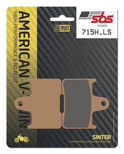 SBS HLS Street Excel Sintered Rear Brake Pads For Harley Davidson XL 1200 C 2014-2019