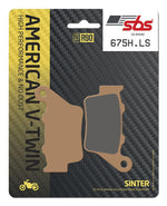 SBS HLS Street Excel Sintered Rear Brake Pads For Harley Davidson RA 1250 2021-2022