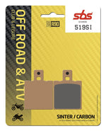 SBS SI Sintered Rear Brake Pads For Laverda 650 Black Strike 1998-1999