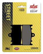 SBS HF Street Ceramic Organic Front Brake Pads For Kawasaki GPX 600 R 1989-1996