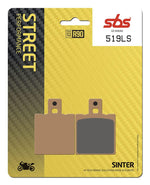 SBS LS Street Excel Sintered Rear Brake Pads For Laverda 650 Black Strike 1998-1999