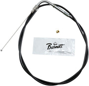 Barnett Vinyl Throttle Idle Cable For Harley Davidson FLHT 1450 2003 103 cm (40-1 2") - Black